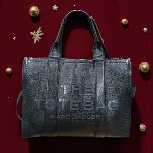 Marc Jacobs Leather The Tote Bag With Crossbody Strap